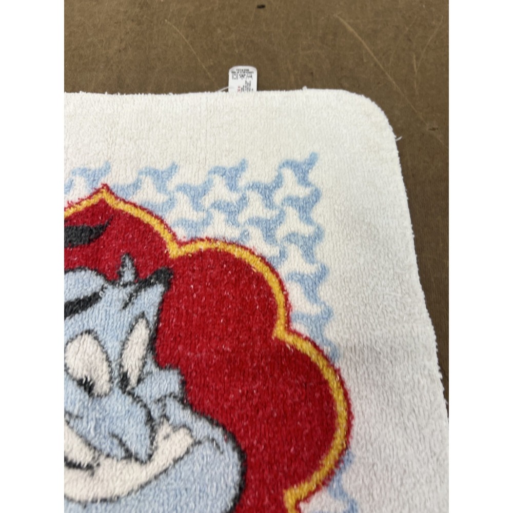 Vintage Disney Aladdin Genie Face Towel Washcloth Cannon Terry Cloth USA Bath - Picture 3 of 6
